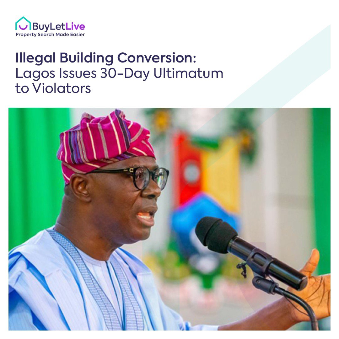 Illegal Building Conversion: Lagos Issues 30-Day Ultimatum to Violators
